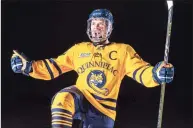  ?? Quinnipiac Athletics ?? Quinnipiac men’s ice hockey player Odeen Tufto.