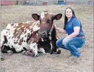  ?? ?? Chloe Hillian has a major role on the family farm, Hillian Ranch off Highway 16 in Washington County. She coordinate­s social media and public relations for the farm, works on the farm and is a student at the University of Arkansas. The farm raises dairy cattle, pigs and egg-laying hens.