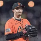  ?? JOHN HEFTI/USA TODAY SPORTS ?? Giants pitcher Blake Snell is 0-3 with an 11.57 ERA.