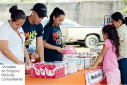  ??  ?? Jornadas de Brigadas Médicas Comunitari­as