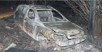  ??  ?? Police want informatio­n about this Vauxhall Astra van, found burned out in Orpington on Saturday night