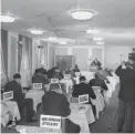  ??  ?? A general view of the National Football League Draft meeting is seen Nov. 26, 1964 in New York. The NFL draft has become an industry unto itself and the league’s third-most popular annual event behind the Super Bowl and opening weekend.