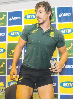  ?? Picture: Gallo Images ?? EXPECTANT. Springbok captain Eben Etzebeth is looking for a strong finish to their season.