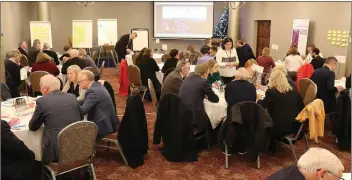  ??  ?? Stakeholde­rs attending the Invest Wexford/Enniscorth­y conference in the Riverside Park Hotel.