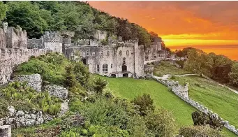  ?? ?? Gwrych Castle in Abergele has announced plans to host wedding parties