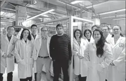  ??  ?? Sidhu with his colleagues in his lab at the University of Toronto. CHRISTINE MISQUITTA, UNIVERSITY OF TORONTO