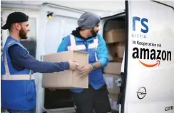  ?? Foto: dpa/Ina Fassbender ?? Amazon will zukünftig auch Rossmann-Produkte liefern.