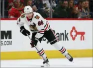  ?? THE ASSOCIATED PRESS ?? In this Friday file photo, Chicago Blackhawks right wing Patrick Kane.