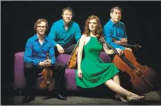  ?? MATTHEW WASHBURN — DEL SOL QUARTET ?? San Francisco’s Del Sol Quartet celebrates its 25th anniversar­y of performing contempora­ry classical music with a series of concerts today through Saturday.