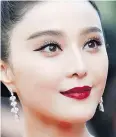  ?? — ALASTAIR GRANT/ THE ASSOCIATED PRESS ?? Chinese actress Fan Bingbing.