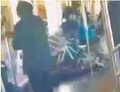  ?? ?? BRUTAL: Cellphone footage shows 15-year-old Jayjon Burnett moments after he was fatally shot on the subway. A grand jury has indicted the alleged shooter on charges other than murder.