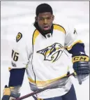  ?? CP PHOTO ?? P.K. Subban was warmly welcomed in his return to Montreal.