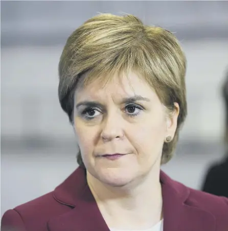  ??  ?? 0 First Minister Nicola Sturgeon has said she will take time to reflect for the SNP post-election
