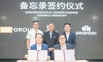  ?? ?? Awantec, through it’s fully-owned subsidiary, Awantec Systems is joining forces with GA Academy to enhance Sabah’s entreprene­urs by equipping them with current tech skills.