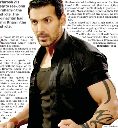  ??  ?? John Abraham.