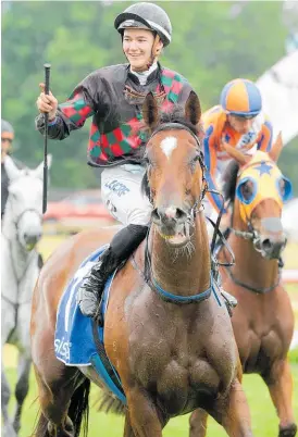  ?? Photo / Trish Dunell ?? Jake Bayliss will ride Volpe Veloce in Saturday’s group one Tattersall’s Club Tiara (1350m) at Doomben.