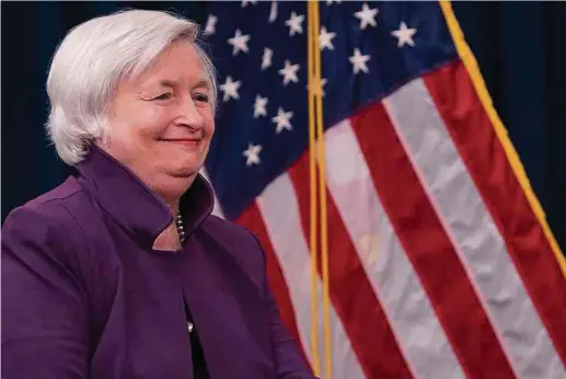  ?? Foto: AFP ?? In ihrer neuen Rolle wird sich Jane Yellen vor allem auf die Genesung der amerikanis­chen Wirtschaft konzentrie­ren.