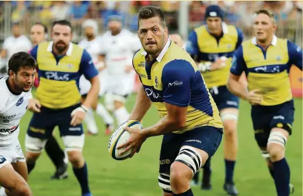  ?? Photo A. D. ?? Coenraad Basson retrouvera le brassard de capitaine contre Vannes après l’intérim assuré à Perpignan par Jean-Philipe Genevois.