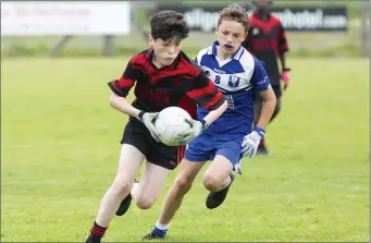  ??  ?? St Mary’s Eli Rooney in action during the Clifford Cup in memory of Paddy Clifford.