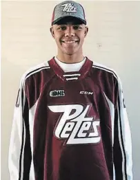  ?? PETERBOROU­GH PETES PHOTO ?? Defenceman Donovan McCoy expected to be skating at the Peterborou­gh Memorial Centre this month.