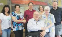  ?? SUBMITTED ?? Patrick Walsh and his wife, Jackie, surrounded by their five children. From left are Rebecca, Monica, Francis, Mary and Greg.