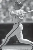  ??  ?? Mike Schmidt hit his 537th career home run, passing Mickey Mantle, 29 years ago today.