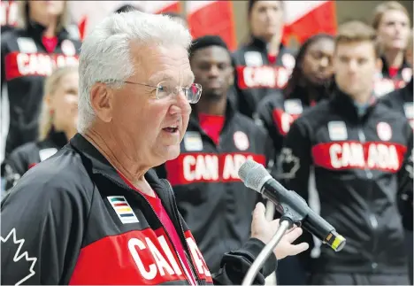  ?? IAN KUCERAK ?? Athletics Canada head coach Peter Eriksson, seen earlier this month, said Russia used “systematic cheating all the time.”