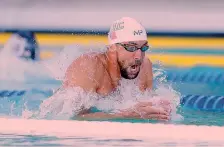  ?? AFP ?? Michael Phelps, 29 anni, ha vinto i 200 misti 3 volte ai Giochi