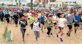  ?? Picture: GILLIAN McAINSH ?? SATURDAY START: The PE Hobie Beach parkrun is one of three in Nelson Mandela Bay each week at 8am on Saturday