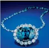  ??  ?? The Hope diamond is the Smithsonia­n’s most famous blue gem. —