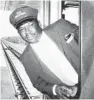  ??  ?? Lee A Harvin Sr. checks the doors at the Rogers Avenue Station in 1983.