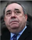  ??  ?? „ Former first minister Alex Salmond faces sex charges.