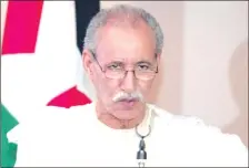  ??  ?? Ibrahim Ghali was appointed leader of the Polisario Front after the death of Mohamed Abdel Aziz in May last year