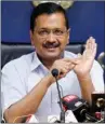  ?? Pic/naveen Sharma ?? CM Arvind Kejriwal during a press conference on Saturday