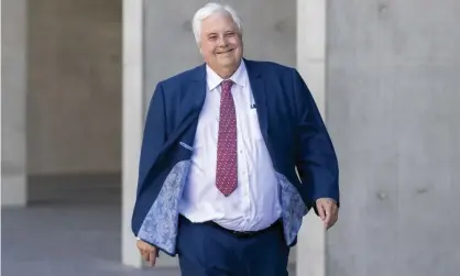  ?? Photograph: Glenn Hunt/AAP ?? Clive Palmer has succeeded in his bid to have a supreme court judge recuse himself from the Queensland Nickel trial.