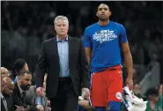  ?? MICHAEL DWYER - THE ASSOCIATED PRESS ?? Among the puzzles facing 76ers coach Brett Brown in the last third of the season is how to manage the role of Al Horford. It’s one of several quandaries in the Sixers’ rotation that the coach is running out of time to solve now that the All-Star break is here.