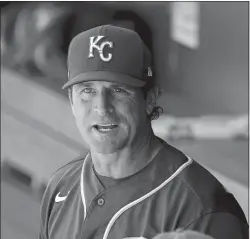  ?? ROSS D. FRANKLIN/AP PHOTO ?? Kansas City manager Mike Matheny pauses in the dugout prior to a March 9 spring training game against Arizona in Scottsdale, Ariz.