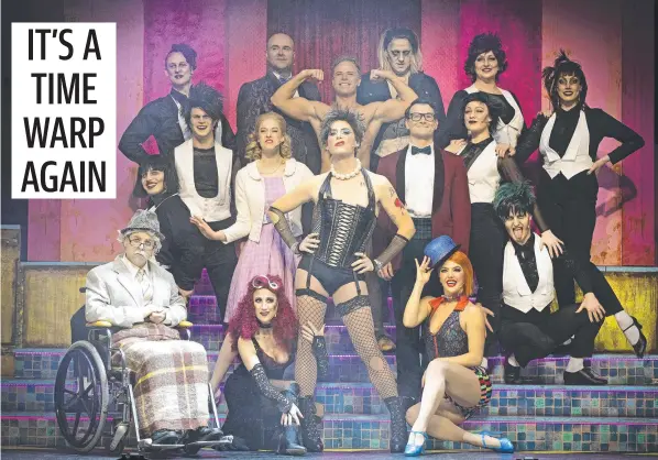  ?? Picture: Chris Kidd ?? Cast perform in John X’s Production of Richard O’Brien’s The Rocky Horror Show at The Theatre Royal.
