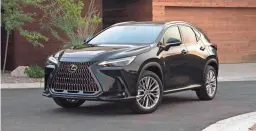  ?? LEXUS ?? For those who think there are no second acts in American life, the 2022 Lexus NX proves that old saying wrong.