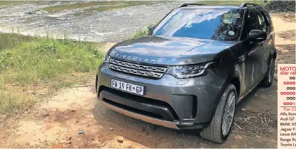  ??  ?? The Discovery remains superb away from the city environmen­t with excellent off-road ability and comfort.