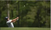  ?? CHARLIE RIEDEL — THE ASSOCIATED PRESS ?? Bryson DeChambeau watches his tee shot on the 12th hole during the first round at the Masters at Augusta National Golf Club on Thursday in Augusta, Ga.