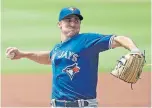  ?? THE ASSOCIATED PRESS ?? BEN MARGOT
After a rough start against the Braves, Ross Stripling struck out nine over five innings in his best game with the Blue Jays.