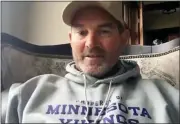  ?? DAVE CAMPBELL — ZOOM VIA AP ?? In this image made from video, Minnesota Vikings NFL football team head coach Mike Zimmer speaks during an interview from the family’s sprawling ranch in Walton, Ky., Wednesday, May 13, 2020.