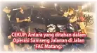  ??  ?? CEKUP: Antara yang ditahan dalam Operasi Samseng Jalanan di Jalan
FAC Matang.