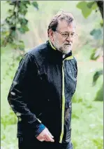  ?? SALVADOR SAS / EFE ?? Mariano Rajoy, ayer en Galicia