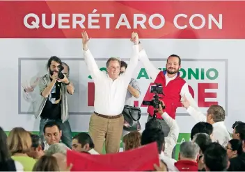  ??  ?? José Antonio Meade, precandida­to presidenci­al del PRI-PVEM-Nueva Alianza, urgió a coordinar esfuerzos desde los tres niveles de gobierno para revisar lo que se ha hecho bien y mejorarlo.