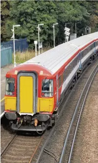  ??  ?? One of the Gatwick Express trains that may be coming to Wales next year