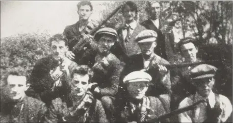  ?? Members of an IRA flying column pictured in north Kerry circa 1921. Photo courtesy of Mercier Press ??