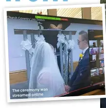  ??  ?? The ceremony was streamed online