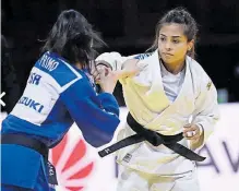  ?? CORTESÍA: FEDERACIÓN INTERNACIO­NAL DE JUDO ?? Luz Olvera buscará clasificar a París 2024